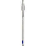 Bic Cristal Re´new Confezione di penna a sfera ricaricabile + 2 ricariche - Punta rotonda da 1