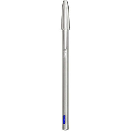 Bic Cristal Re´new Confezione di penna a sfera ricaricabile + 2 ricariche - Punta rotonda da 1