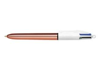 Bic 4 Colours Rose Gold Penna a sfera retrattile - Punta media da 1