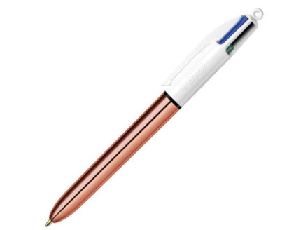 0 mm - Inchiostro a base di olio - Corpo rosa metallizzato/bianco