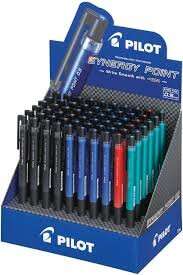 Pilot Synergy Point Espositore da 60 penne gel a scatto - Punta fine 0