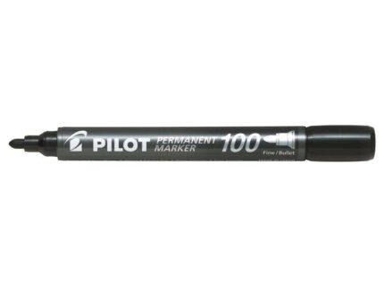 Pilot Pennarello Permanente 100 - Punta fine a sfera da 4