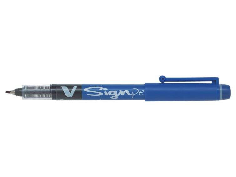 Pennarello a punta fine Pilot V-Sign Pen - Punta fine da 2 mm - Tratto da 0