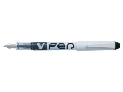 Pilot Penna stilografica V-Pen usa e getta a inchiostro liquido - Punta in acciaio - Tratto da 0