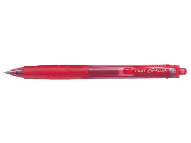 Pilot Penna Gel G-Knock - Ricaricabile - Realizzata in plastica riciclata - Punta a sfera 0