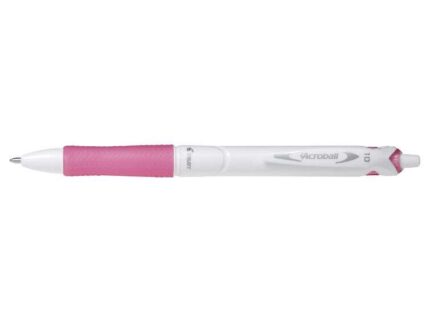 Pilot Penna a sfera retrattile Acroball PureWhite - Ricaricabile - Realizzata in plastica riciclata - Punta rotonda 1 mm - Tratto 0