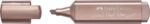 Faber-Castell Textliner 46 Metallic Pennarello fluorescente - Punta smussata - Tratto tra 1 mm e 5 mm - Inchiostro a base d'acqua - Colore oro rosa - immagine 2