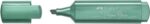 Faber-Castell Textliner 46 Metallic Pennarello fluorescente - Punta smussata - Tratto tra 1 mm e 5 mm - Inchiostro a base d'acqua - Colore verde metallizzato - immagine 2