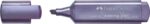 Faber-Castell Textliner 46 Metallic Pennarello fluorescente - Punta smussata - Tratto tra 1 mm e 5 mm - Inchiostro a base d'acqua - Colore viola metallizzato - immagine 2