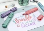 Faber-Castell Textliner 46 Metallic Pennarello fluorescente - Punta smussata - Tratto tra 1 mm e 5 mm - Inchiostro a base d'acqua - Colore viola metallizzato - immagine 4