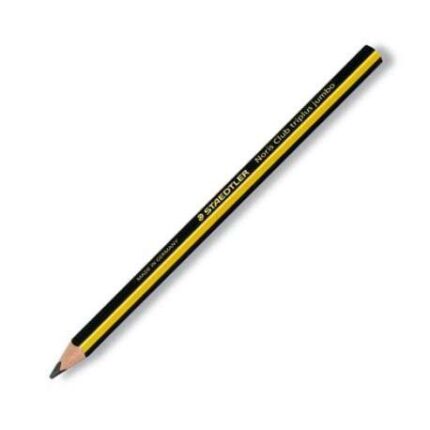 Staedtler Noris 119 Jumbo Matita di grafite triangolare - Miniera HB2 ultra resistente da 4 mm - Legno proveniente da foreste sostenibili