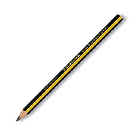 Staedtler Noris 119 Jumbo Matita di grafite triangolare - Miniera HB2 ultra resistente da 4 mm - Legno proveniente da foreste sostenibili
