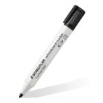Staedtler Lumocolor 351 Pennarello per lavagna - Punta tonda - Tratto 2 mm - Cappuccio con clip - Colore nero - immagine 2