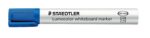 Staedtler Lumocolor 351 Pennarello per lavagna - Punta tonda - Tratto 2 mm - Cappuccio con clip - Colore blu