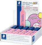 Staedtler Textsurfer Classic 364 Pastello Evidenziatore fluorescente - Punta smussata - Tratto da 1 a 5 mm - Inchiostro a base d'acqua - Colore Carmin chiaro - immagine 3