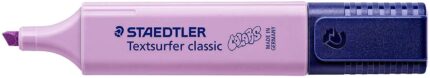 Staedtler Textsurfer Classic 364 Pastello Evidenziatore fluorescente - Punta smussata - Tratto da 1 a 5 mm - Inchiostro a base d'acqua - Colore lavanda