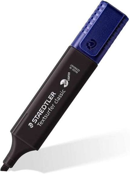 Staedtler Textsurfer Classic 364 Vintage Evidenziatore fluorescente - Punta smussata - Tratto da 1 a 5 mm - Inchiostro a base d'acqua - Colore nero