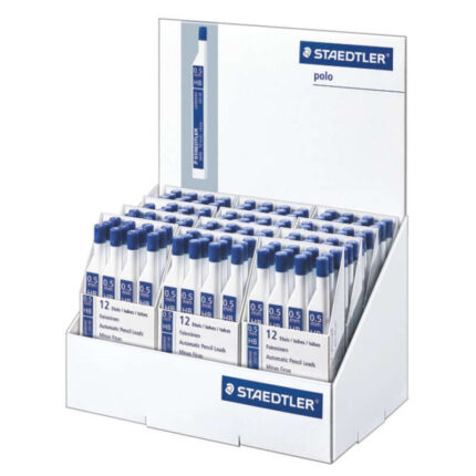 Staedtler 257 Polo Espositore da 144 tubetti di mine di ricambio per portamine 0