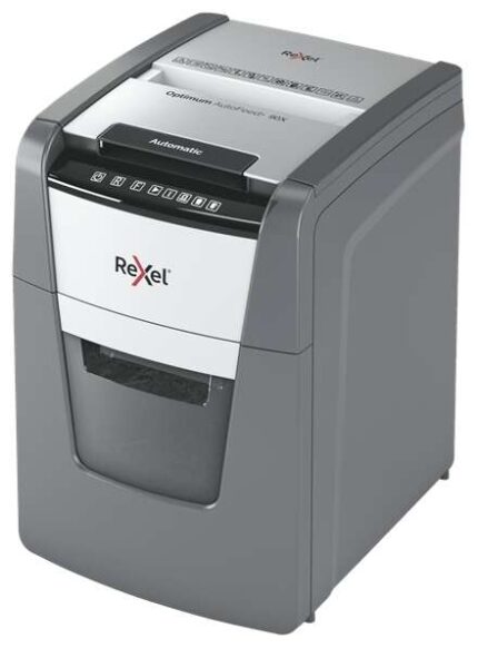 manuale 8 fogli - Anti-inceppamento - Capacità del cestino 35 L - Colore grigio