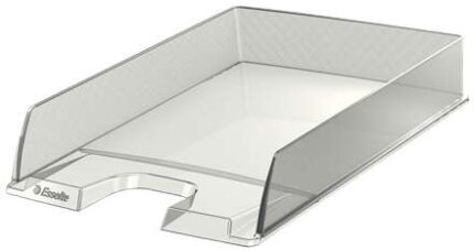 Esselte Europost Vassoio portadocumenti - Plastica trasparente - Formato verticale - A4 - Colore cristallo