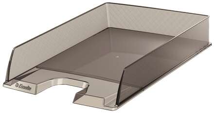 Esselte Europost Vassoio portadocumenti - Plastica trasparente - Formato verticale - A4 - Colore fumé trasparente