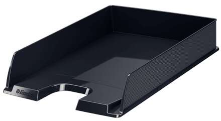 Esselte Europost Vivida Vassoio portadocumenti - Formato verticale - A4 - Spazio per etichetta identificativa - Colore nero