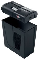 Rexel Secure S5 Distruggidocumenti manuale a strisce P-2 - Distrugge fino a 5 fogli - Capacità del cestino 10 L - Colore nero - immagine 2