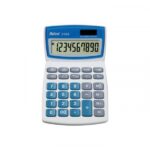 Ibico 210X Calcolatrice da tavolo a 10 cifre - Schermo LCD inclinabile e regolabile - Tasti grandi - Colore bianco/blu - immagine 2