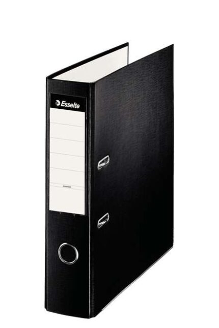 Raccoglitore a leva Esselte - Formato Folio - Dorso 75 mm - Capacità 500 fogli - Colore nero