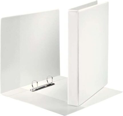 Esselte Canguro Plus Raccoglitore ad anelli - Formato A4 - Capacità 230 fogli - 2 anelli da 25 mm - Colore bianco