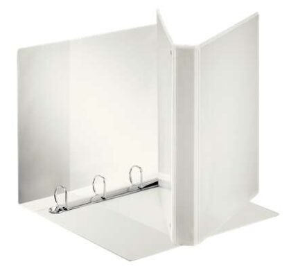 Esselte Canguro Plus Cartellina Canguro A4 a 4 anelli da 25 mm - Capacità per 230 fogli A4 (80 g/m²) - Colore bianco