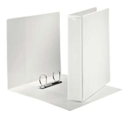 Esselte Canguro Plus Raccoglitore ad anelli - Formato A4 - Capacità 380 fogli - 2 anelli da 40 mm - Colore bianco
