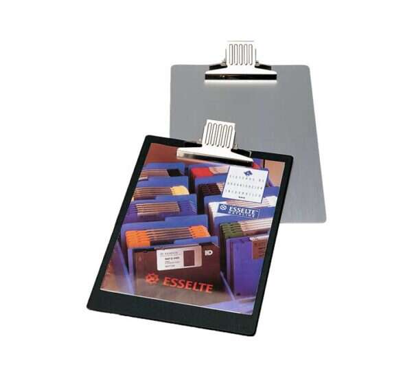 Esselte Cartellina con clip in alluminio - Formato A4 - Colore alluminio