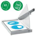 Leitz Precision Office A3 Taglierina per carta - Taglia fino a 15 fogli - Formato A3 - Lama in acciaio rettificato di precisione - immagine 2