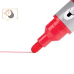 Nobo Confezione da 10 pennarelli per lavagna bianca - Punta tonda da 3 mm - Inchiostro liquido - Finestrina per controllare il livello dell'inchiostro - Colore rosso - immagine 2