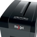 Rexel Secure X10-SL Whisper-Shred Distruggidocumenti manuale a particelle P-4 - Distrugge fino a 10 fogli alla volta - Tecnologia a bassa rumorosità Whisper-Shred ™ - Capacità del cestino 18 L - Colore nero - immagine 5