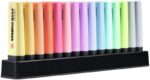 Stabilo Boss 70 Confezione da scrivania da 15 pennarelli fluorescenti - Pratica base da scrivania - Tratto tra 2 e 5 mm - Ricaricabile - Inchiostro a base d'acqua - Colori pastello assortiti - immagine 2