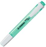 Stabilo Swing Cool Pennarello fluorescente - Corpo piatto - Punta smussata - Tratto tra 1 e 4 mm - Inchiostro a base d'acqua - Antisecante - Colore turchese - immagine 2