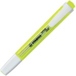 Stabilo Swing Cool Confezione da 4 pennarelli fluorescenti - Corpo piatto - Punta smussata - Tratto tra 1 e 4 mm - Inchiostro a base d'acqua - Antisecante - Colori assortiti - immagine 2