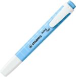 Stabilo Swing Cool Pastel Confezione da 4 pennarelli fluorescenti - Corpo piatto - Punta smussata - Tratto tra 1 e 4 mm - Inchiostro a base d'acqua - Antisecante - Colori assortiti - immagine 3