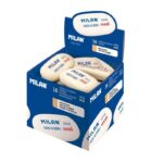 Milan Oval 1012 Gomma da cancellare ovale - a forma di briciola di pane - gomma sintetica morbida - colore bianco - immagine 2