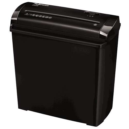 Fellowes P-25S Distruggidocumenti manuale a strisce P-1 - Distrugge fino a 5 fogli - Cestino da 11 L - Colore nero Fellowes P-25S Distruggidocumenti manuale a strisce P-1 - Distrugge fino a 5 fogli - Cestino da 11 L - Colore nero