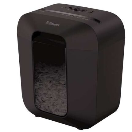 Fellowes LX25 Distruggidocumenti manuale a taglio in particelle P-4 - Distrugge fino a 6 fogli - Cestino da 11