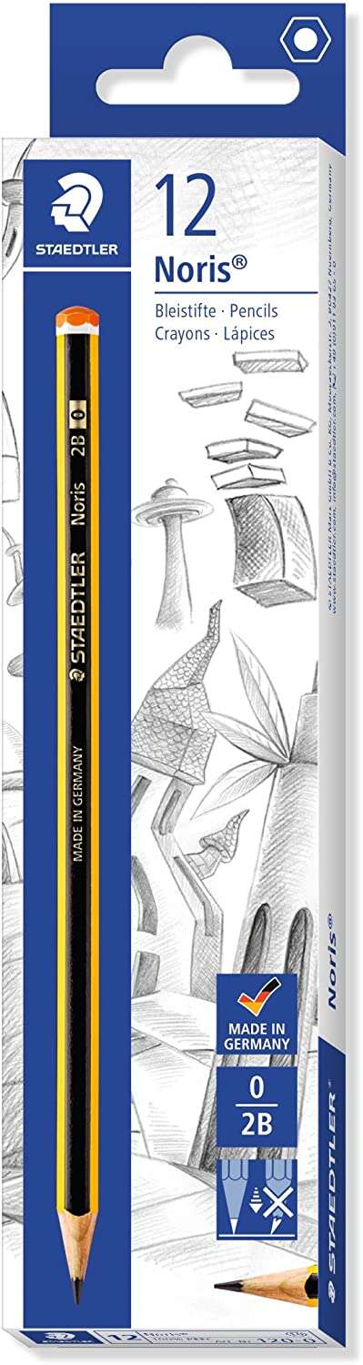 Staedtler Noris 120-0 Matita di grafite - Mina 2B - Resistente alla rottura