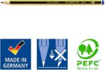 Staedtler Noris 120-3 Matita di grafite esagonale - Miniera H - Resistente alla rottura - Legno proveniente da foreste sostenibili - immagine 3