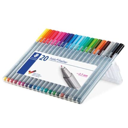 3 mm circa - Inchiostro a base d'acqua - Colori assortiti
