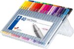 3 mm circa - Inchiostro a base d'acqua - Colori assortiti