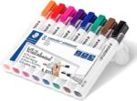 Staedtler Lumocolor 351 Confezione da 8 pennarelli per lavagna bianca - Asciugatura rapida - Colori assortiti - immagine 2