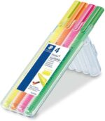 Staedtler Triplus Textsurfer 362 Confezione da 4 evidenziatori fluorescenti - Tratto 1 - 4 mm circa - Inchiostro a base d'acqua - Colori assortiti - immagine 2