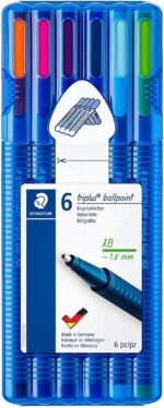 Staedtler Triplus Ball 437 Confezione da 6 penne a sfera - Tratto 1